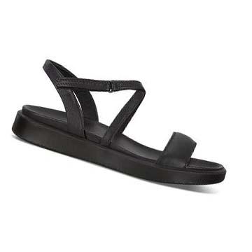 Women's Ecco Flowt Lx Sandals Black | Canada 182DFM